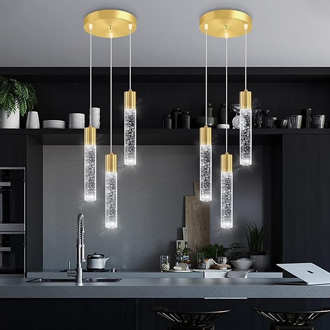 Crystal Pendant for Kitchen Island