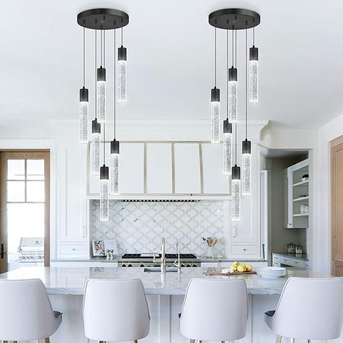 Crystal Pendant for Kitchen Island
