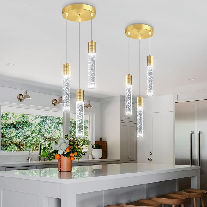 Crystal Pendant for Kitchen Island