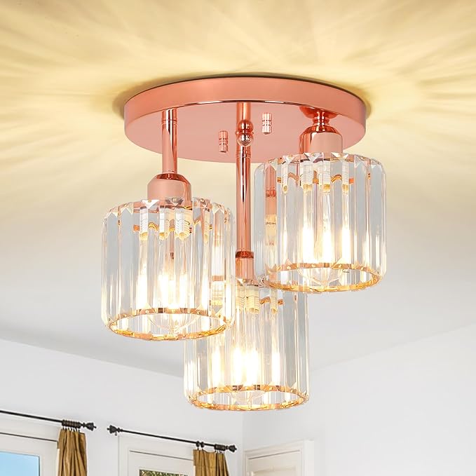 3-Light Style Semi Flush Mount