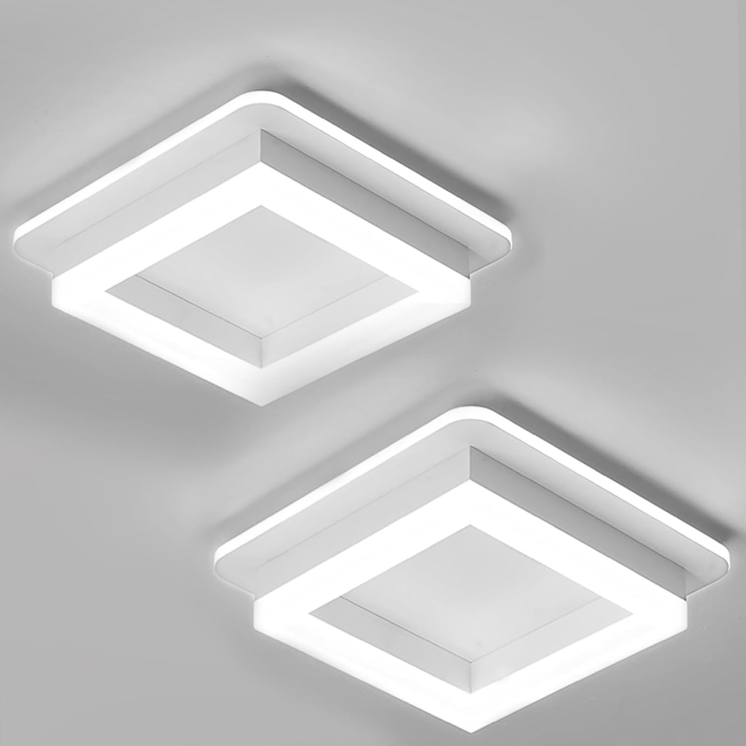 Square Modern LED Ceiling Light Fixture