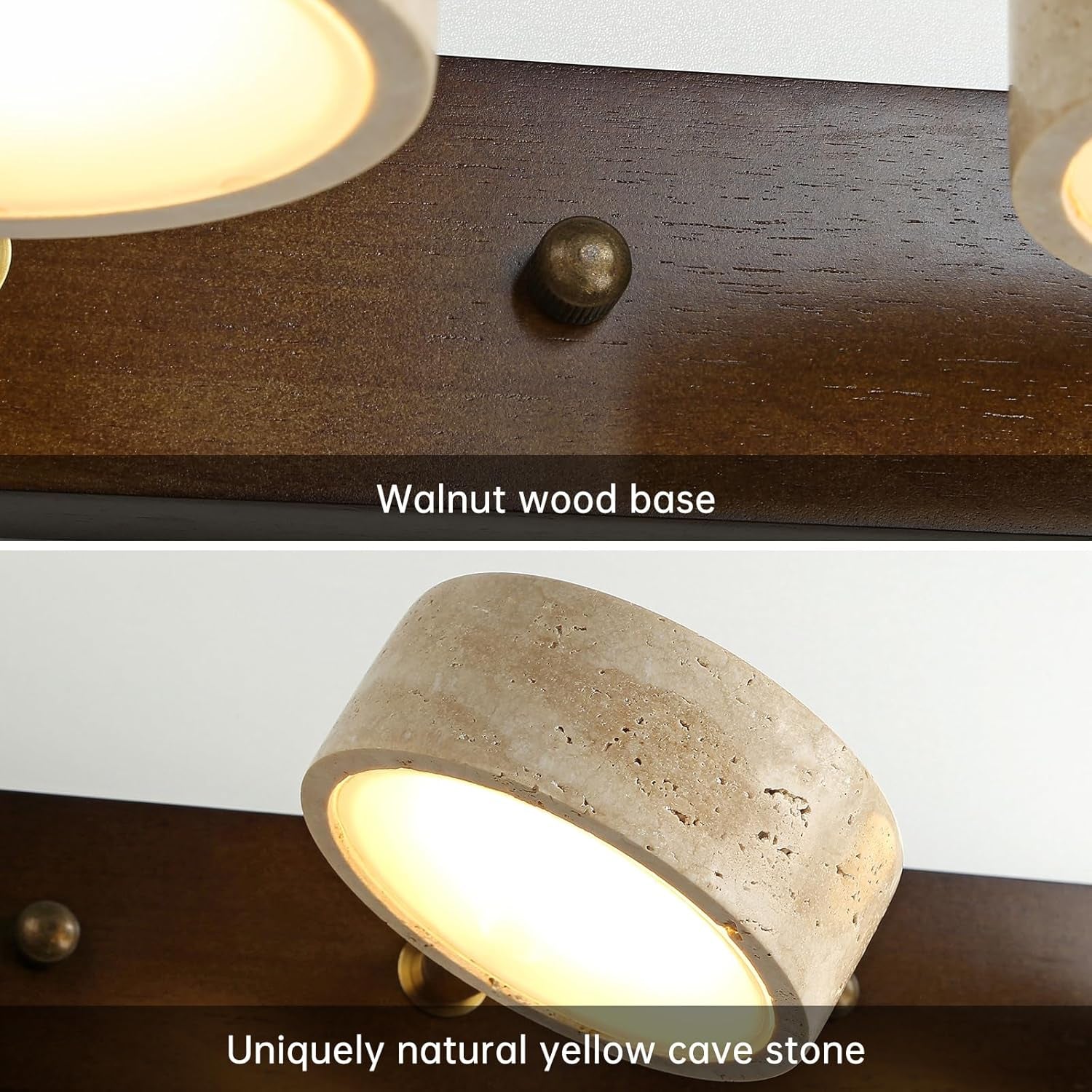 Wood Farmhouse 3-Light Bathroom Vanity Wall Lamp