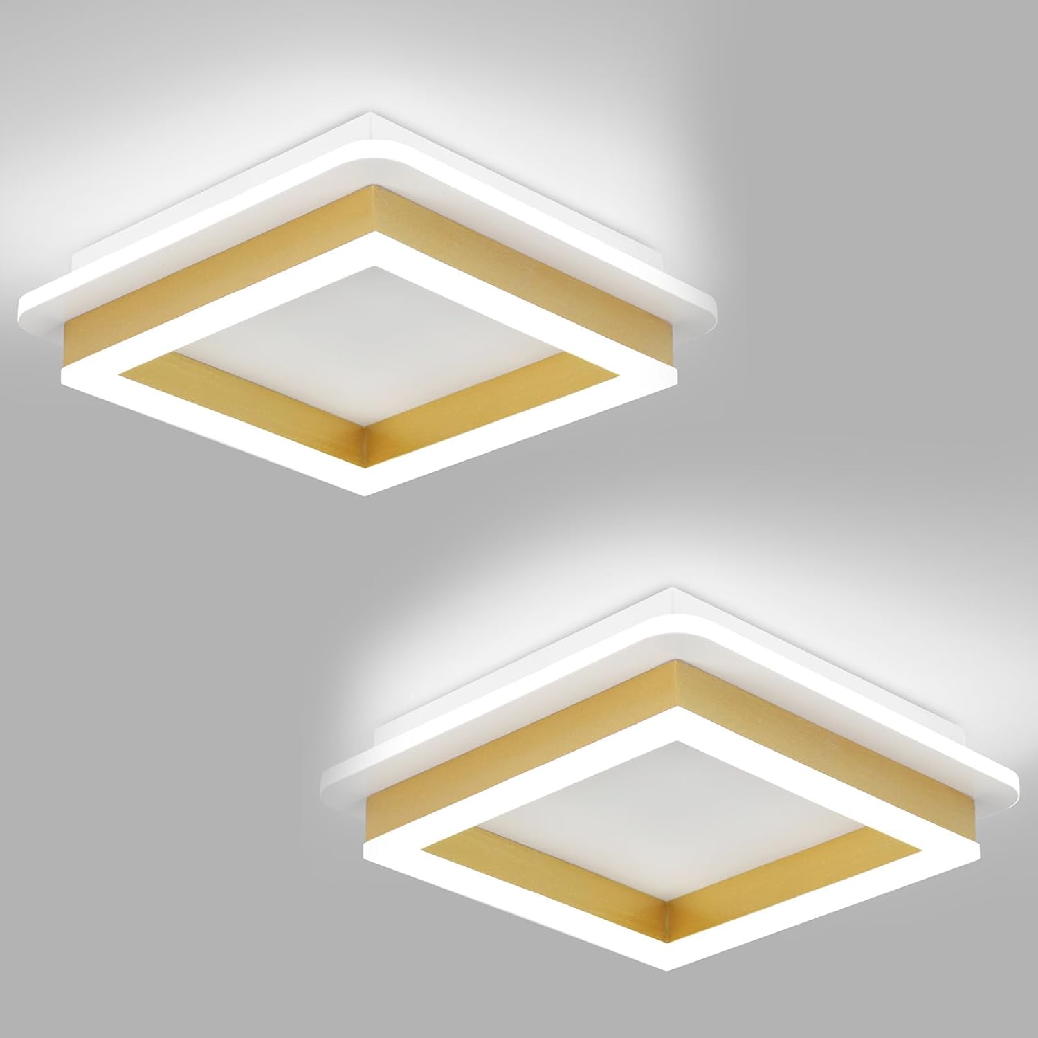 Square Modern LED Ceiling Light Fixture
