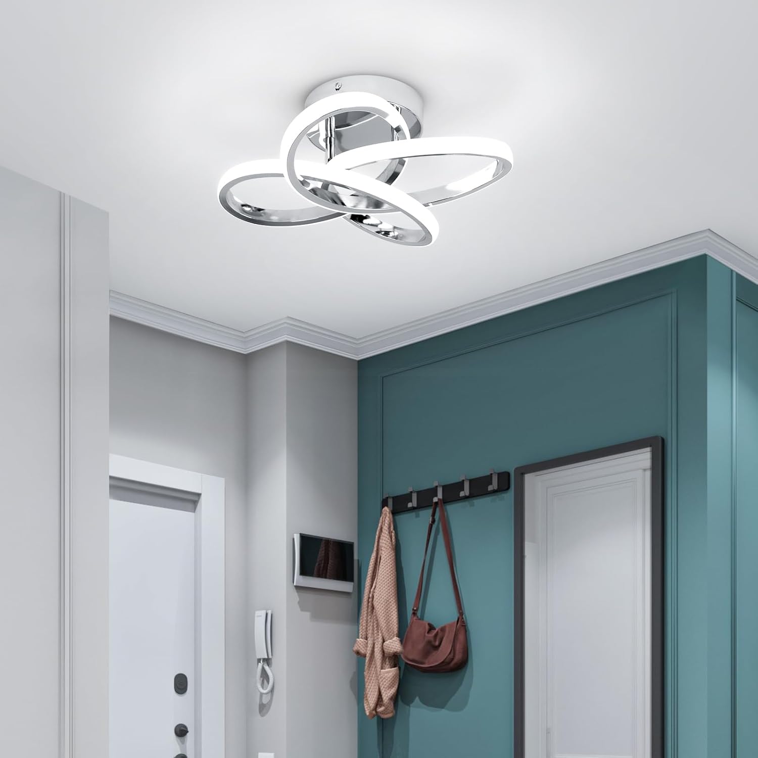 Modern LED Ceiling Light – Compact Flush Mount