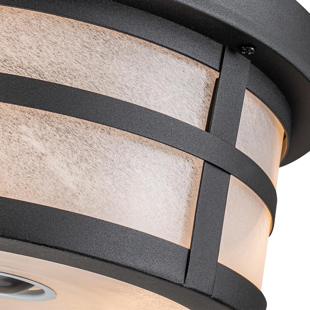Motion Sensor Outdoor Ceiling Light – 2-Light