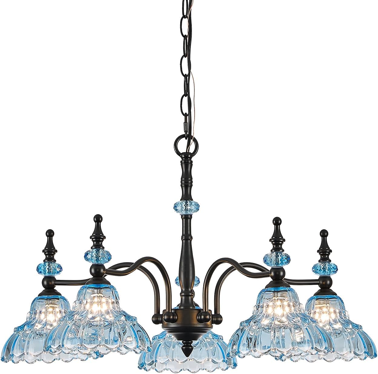 5-Light Modern Chandelier – Elegant Pendant Lamp