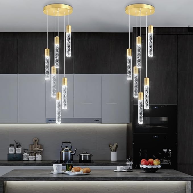 Crystal Pendant for Kitchen Island