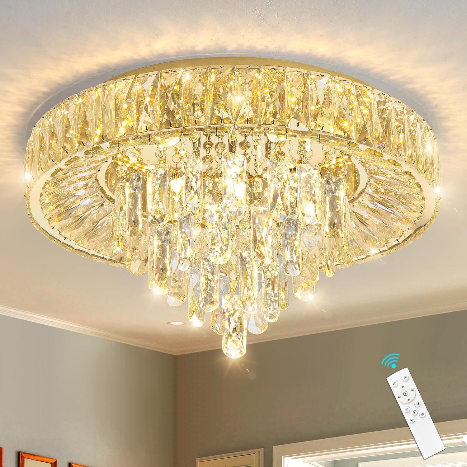 Modern LED Crystal Mini Chandelier
