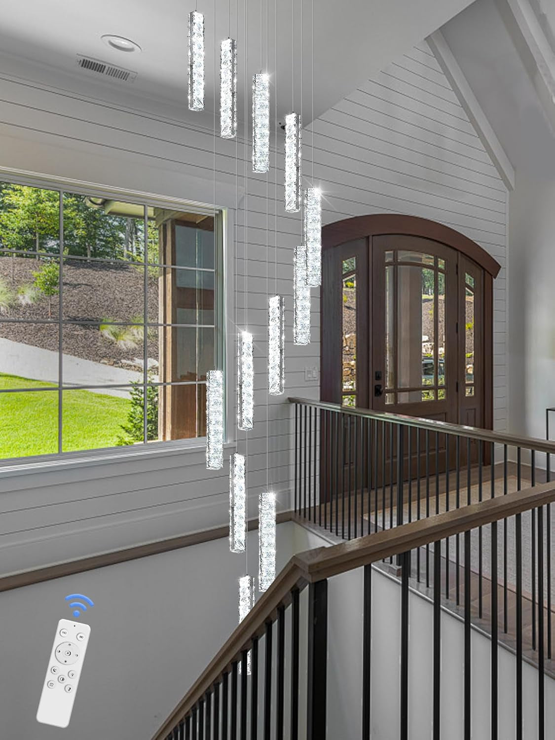 Gold 5-Light Raindrop Pendant Chandelier