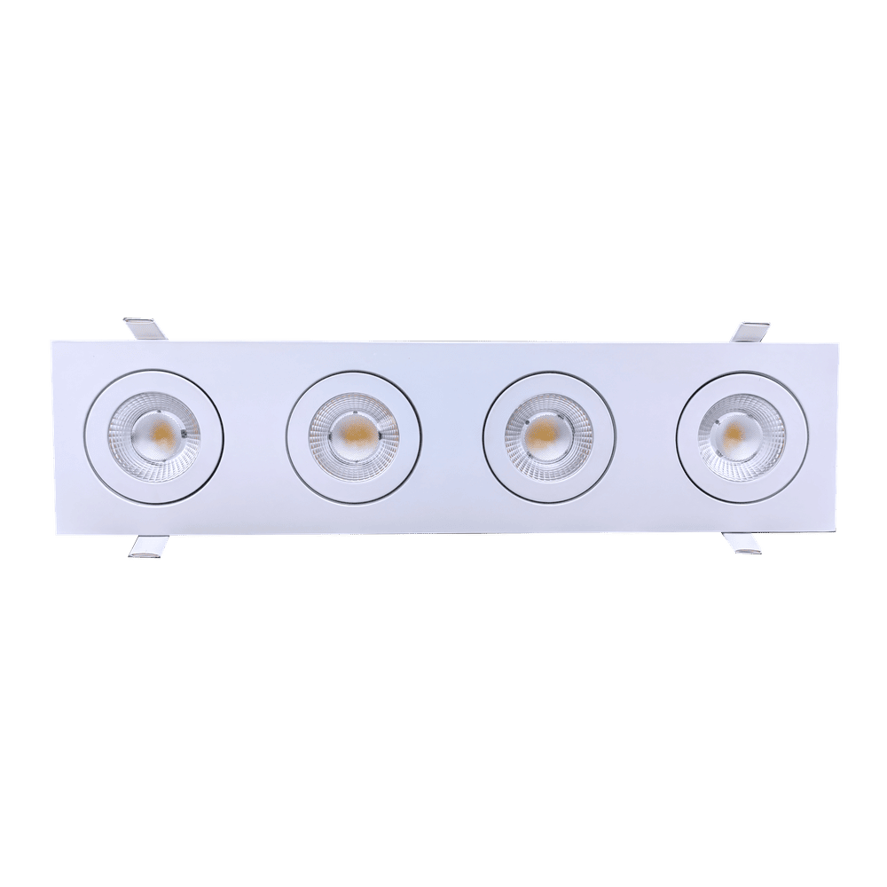 Goodlite Flarion G-01024 3.5" 36W LED 4 Head Rotating Gimbal Selectable CCT