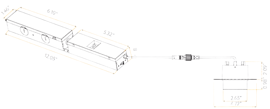 Goodlite G-20453 3″ 15W LED Drop Trimless Spotlight Selectable CCT/Wattage