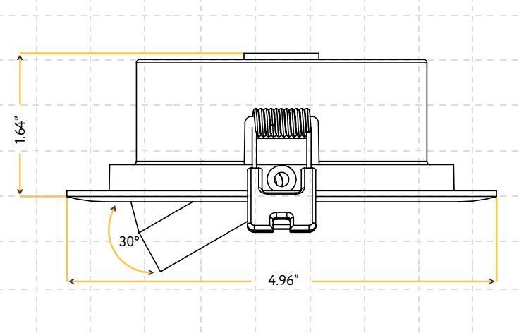 Goodlite G-25240 4" 10W LED Recessed Flat Gimbal Selectable CCT