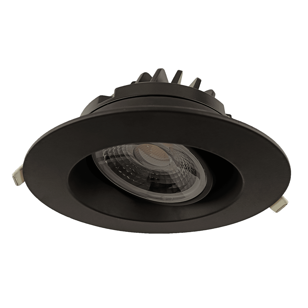 Goodlite G-48366 14W LED 4" Gimbaled Downlight Selectable CCT Black