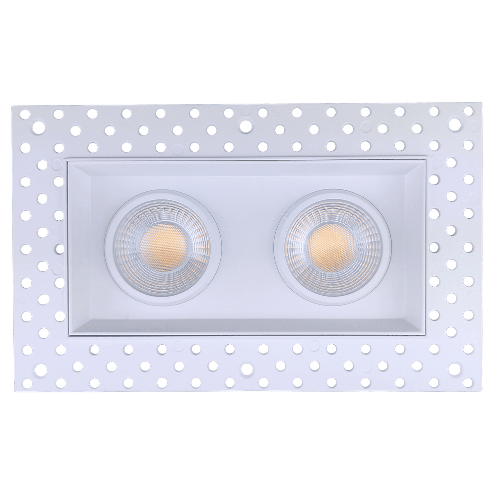 Goodlite G-95624 3.5″ 28W 2 Head Gimbal Trimless Spotlight Selectable CCT