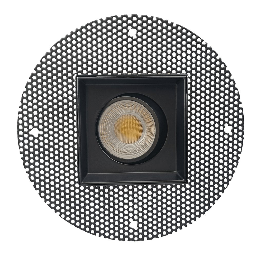 Goodlite G-95723 3.5″ 14W Square Trimless Gimbaled Spotlight Selectable CCT Black