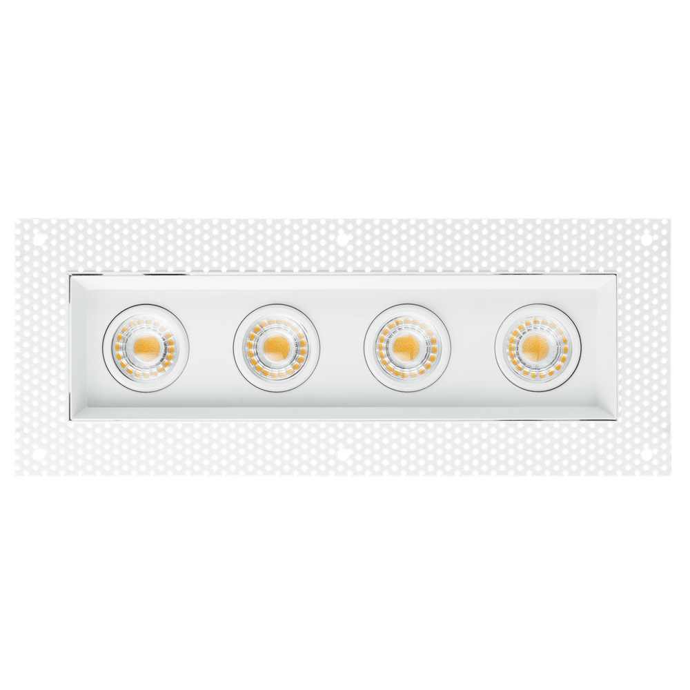 Goodlite G-97126 3″ 30W 4 Head Gimbal Trimless Spotlight Selectable CCT