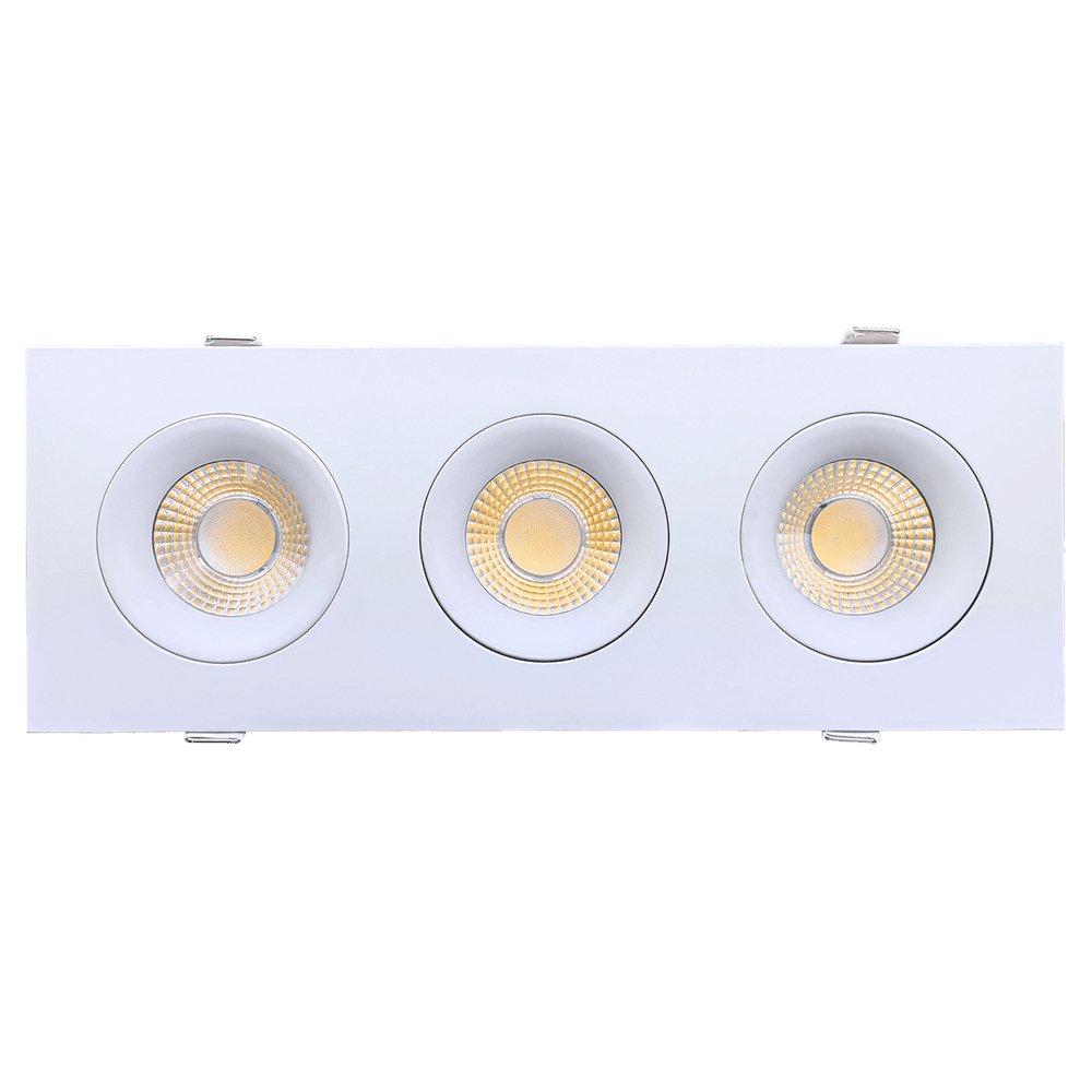 Goodlite Pura G-98723 3.5" 60W LED 3 Head Gimbal Selectable CCT/Wattage