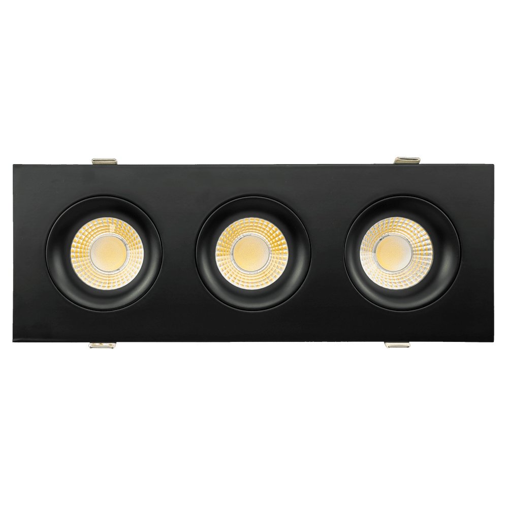 Goodlite Pura G-98728 3.5" 60W LED 3 Head Gimbal Selectable CCT/Wattage