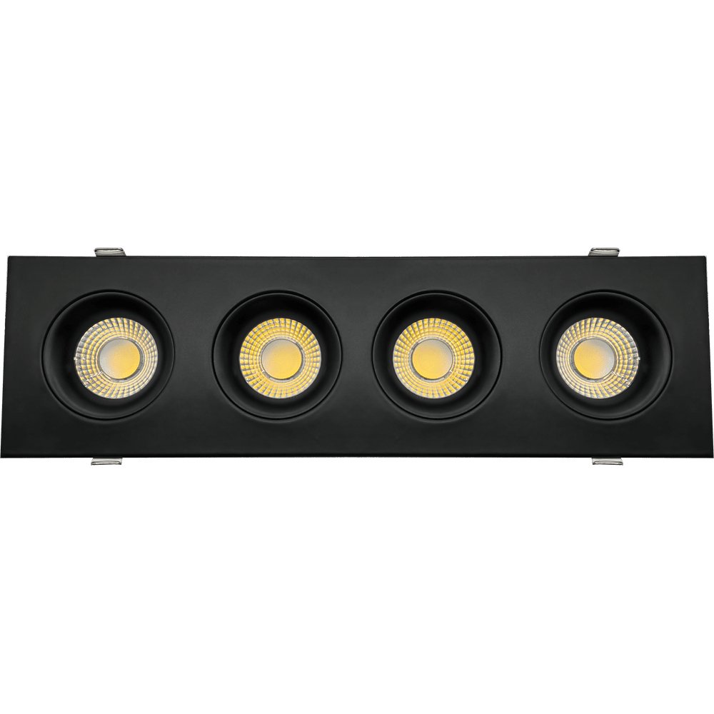 Goodlite Pura G-98729 3.5" 80W LED 4 Head Gimbal Selectable CCT/Wattage