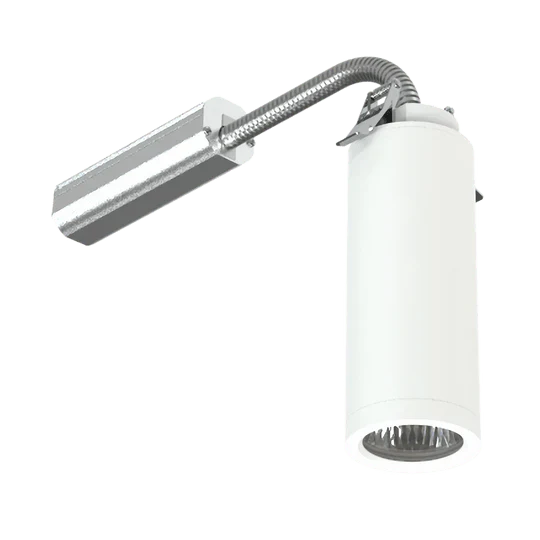 Luxrite 2.5" 15W Cylinder Recessed Mounting Options