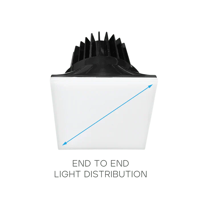 Luxrite LR25437 3" 15W Trimless Regressed Spotlight Selectable CCT