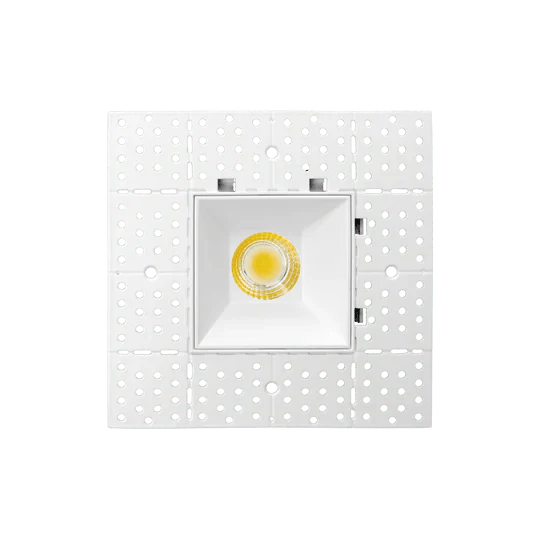 Luxrite LR25470 1" 7W LED Square Trimless Interlocking Downlight