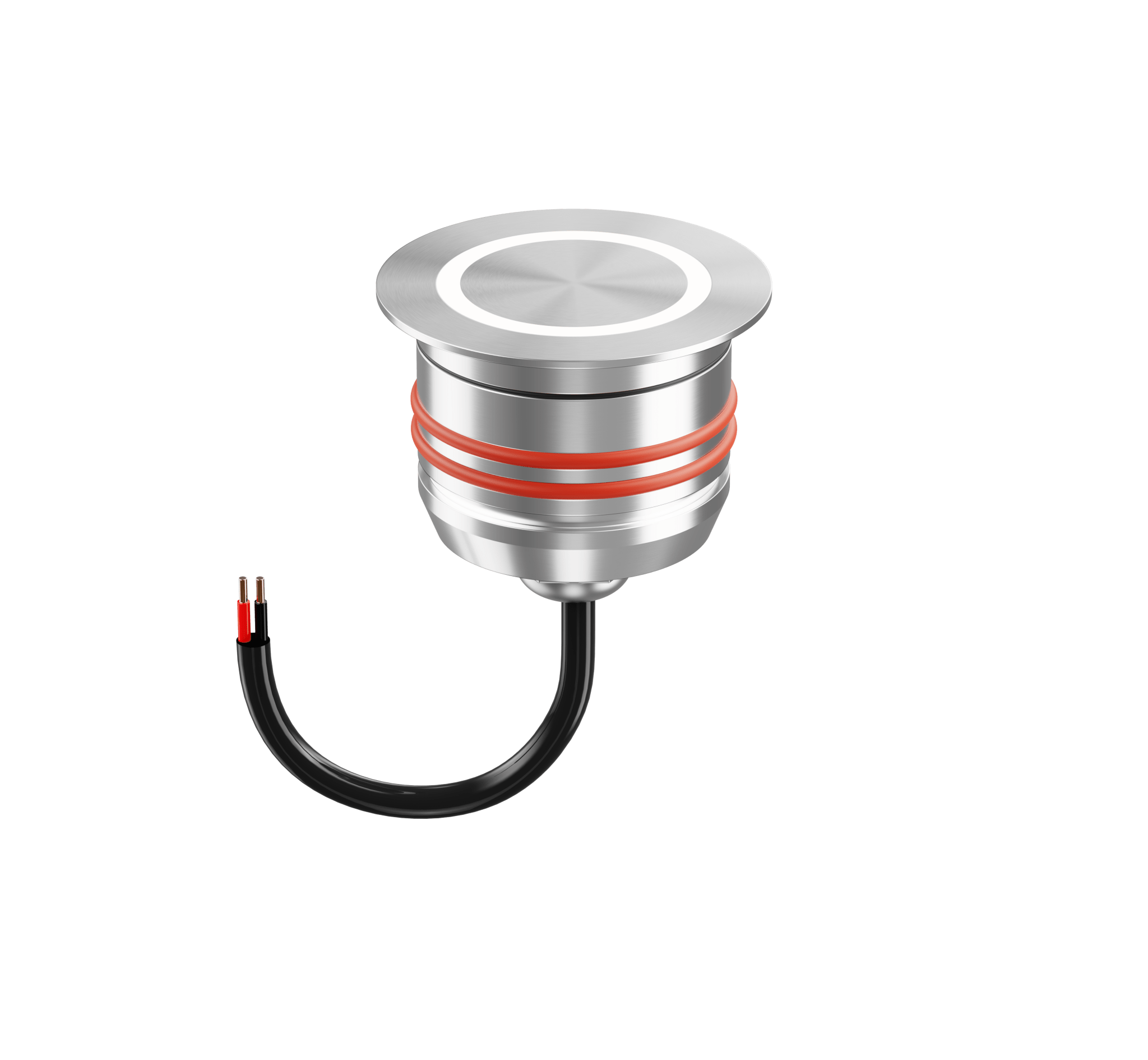 RAYHIL FLORA14 2W 1.5" Ring In-Ground Landscape Light 30K