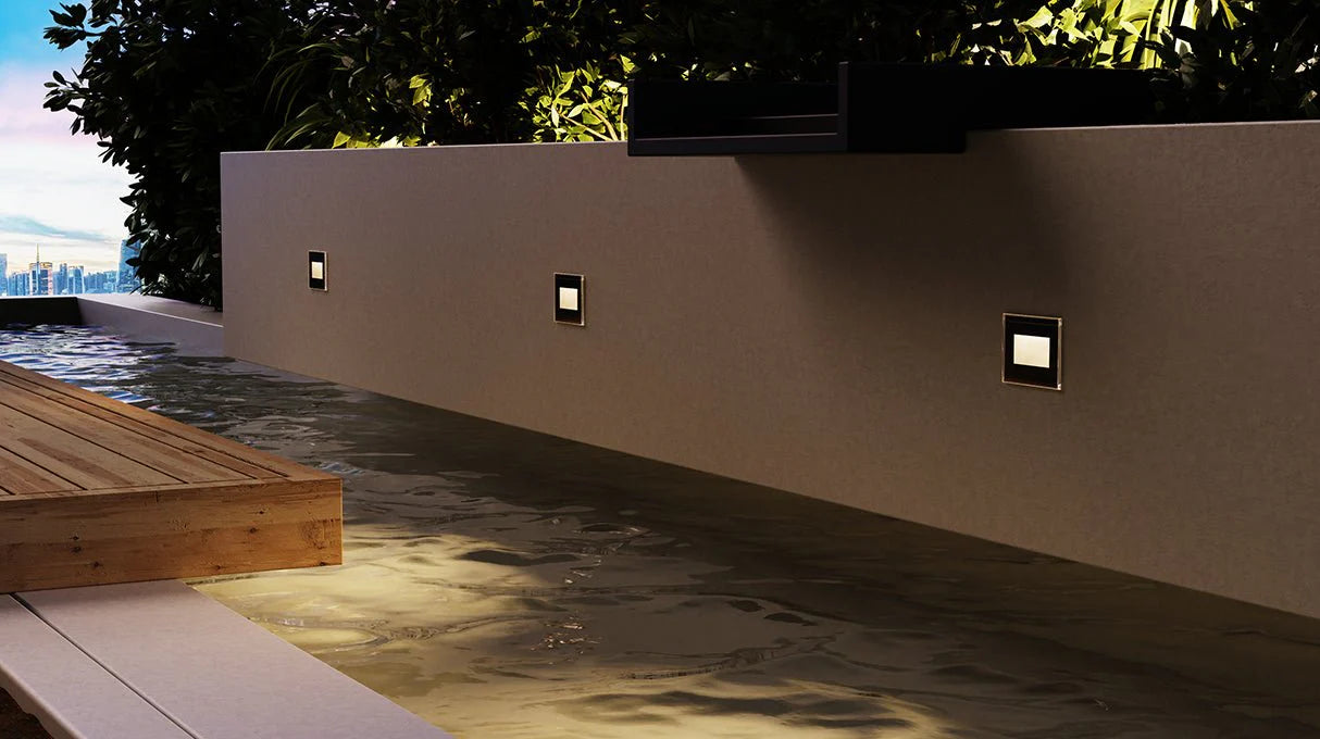 RAYHIL FLORA22 3W 3" Rectangle In Wall Landscape Light 30K