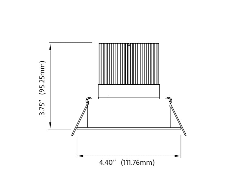 RAYHIL RAD35 15W 3.5" Recessed LED Downlight Selectable CCT