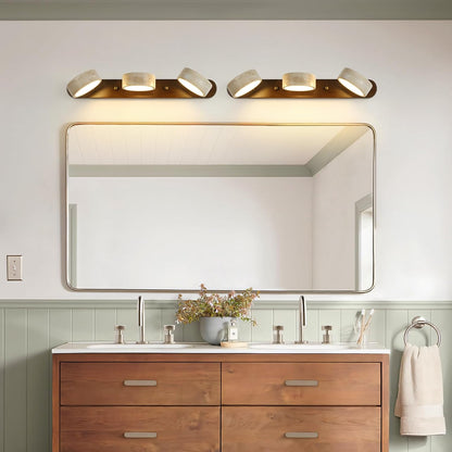 Wood Farmhouse 3-Light Bathroom Vanity Wall Lamp