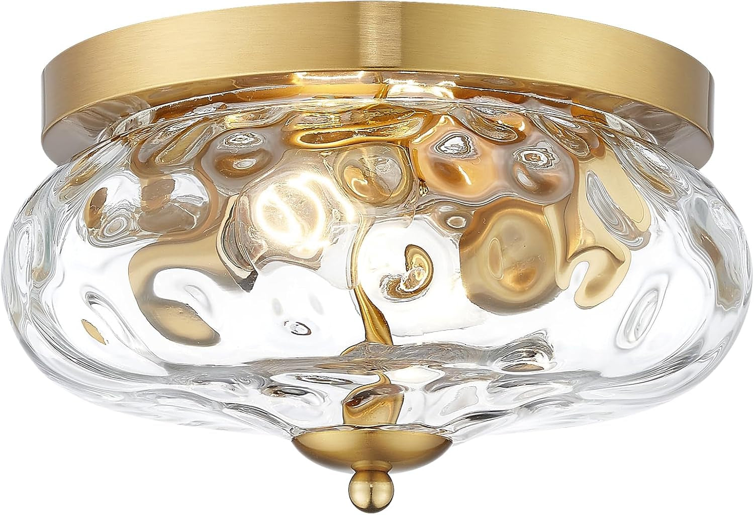 Gold Flush Mount Ceiling Light Fixture
