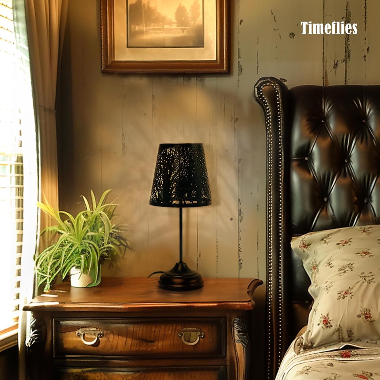 Touch Dimmable Table Lamp – Black Shade