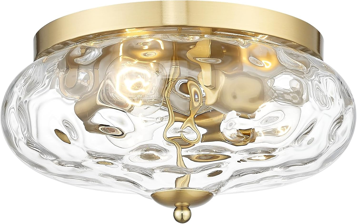 Gold Flush Mount Ceiling Light Fixture