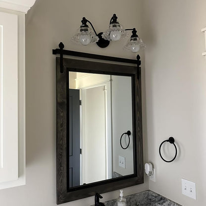 Farmhouse Vanity Lights for Bathroom Light Fixtures Black Vanity Lights 3 Light Bathroom Light Fixtures