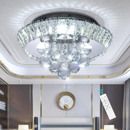 Modern Glam 24" Crystal Chandelier – Gold Finish