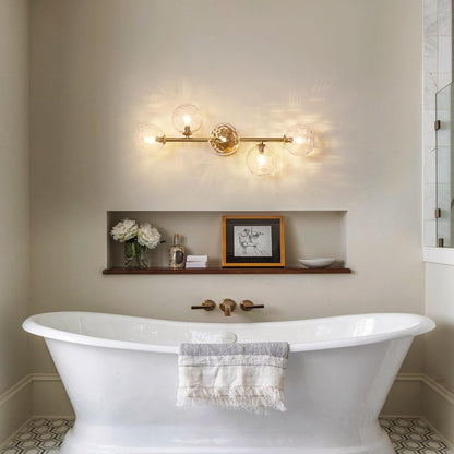Gold Modern Bathroom Vanity Light Fixture