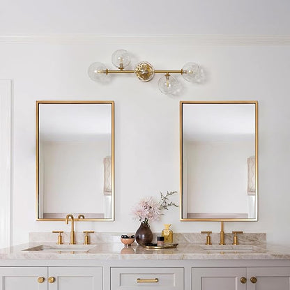 Gold Modern Bathroom Vanity Light Fixture