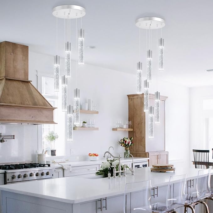 Crystal Pendant for Kitchen Island
