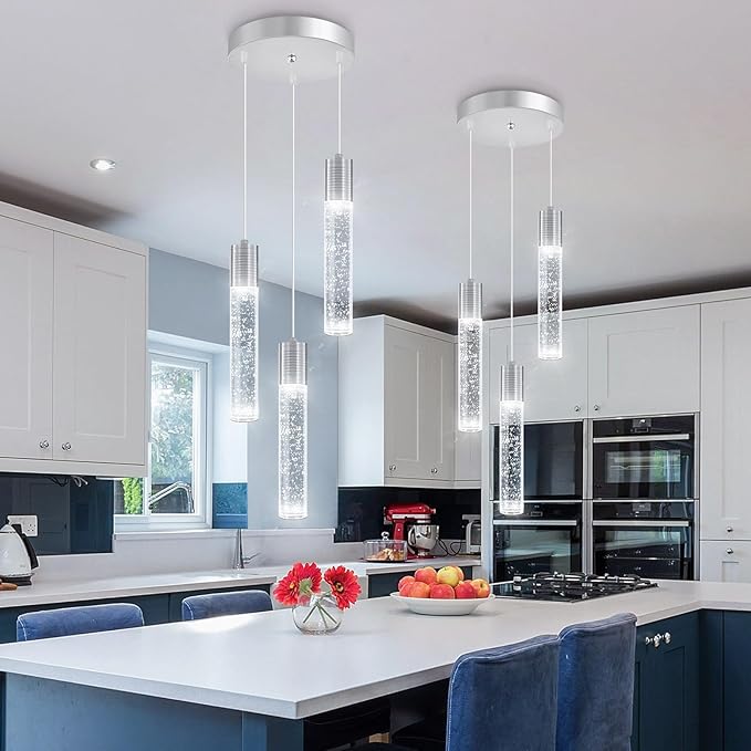 Crystal Pendant for Kitchen Island