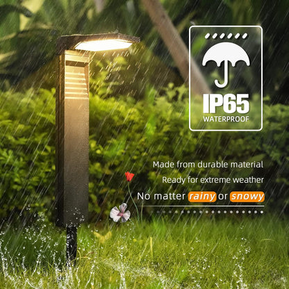 Solar Pathway Lights – 4 Pack, Dual Color Modes