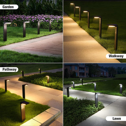 Solar Pathway Lights – 4 Pack, Dual Color Modes