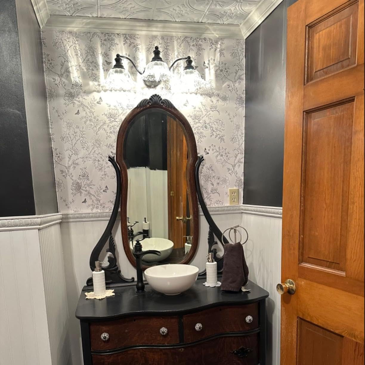 Farmhouse Vanity Lights for Bathroom Light Fixtures Black Vanity Lights 3 Light Bathroom Light Fixtures