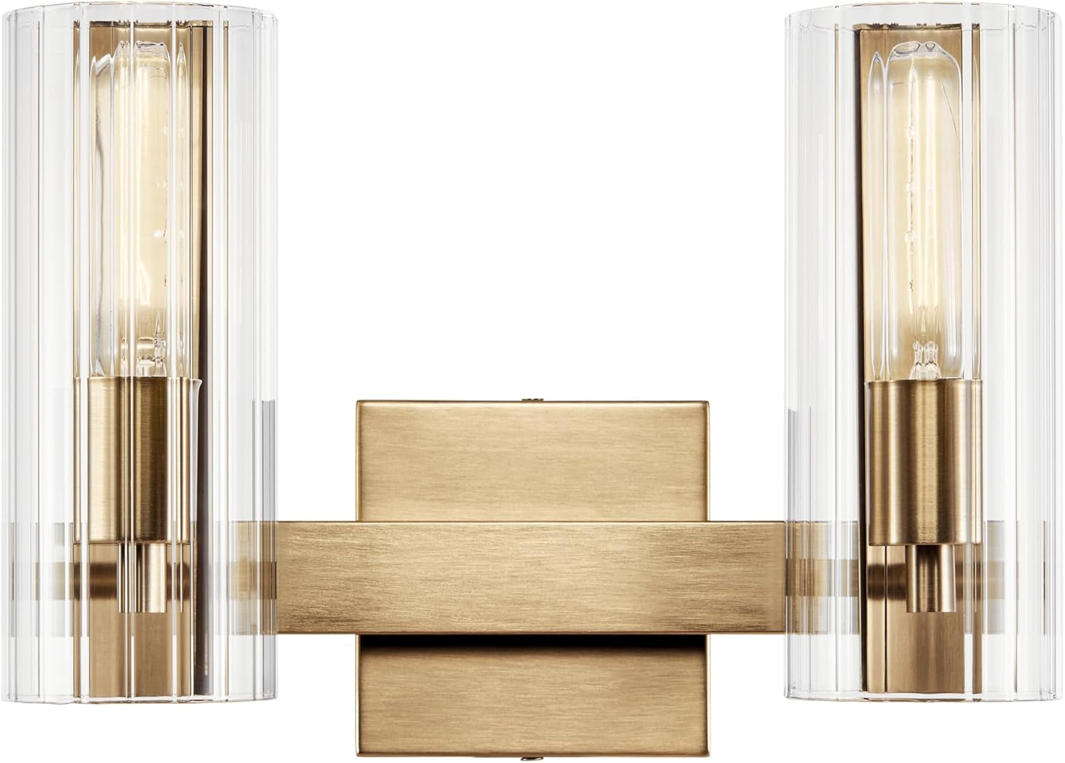 Jemsa 2-Light Vanity in Champagne Bronze