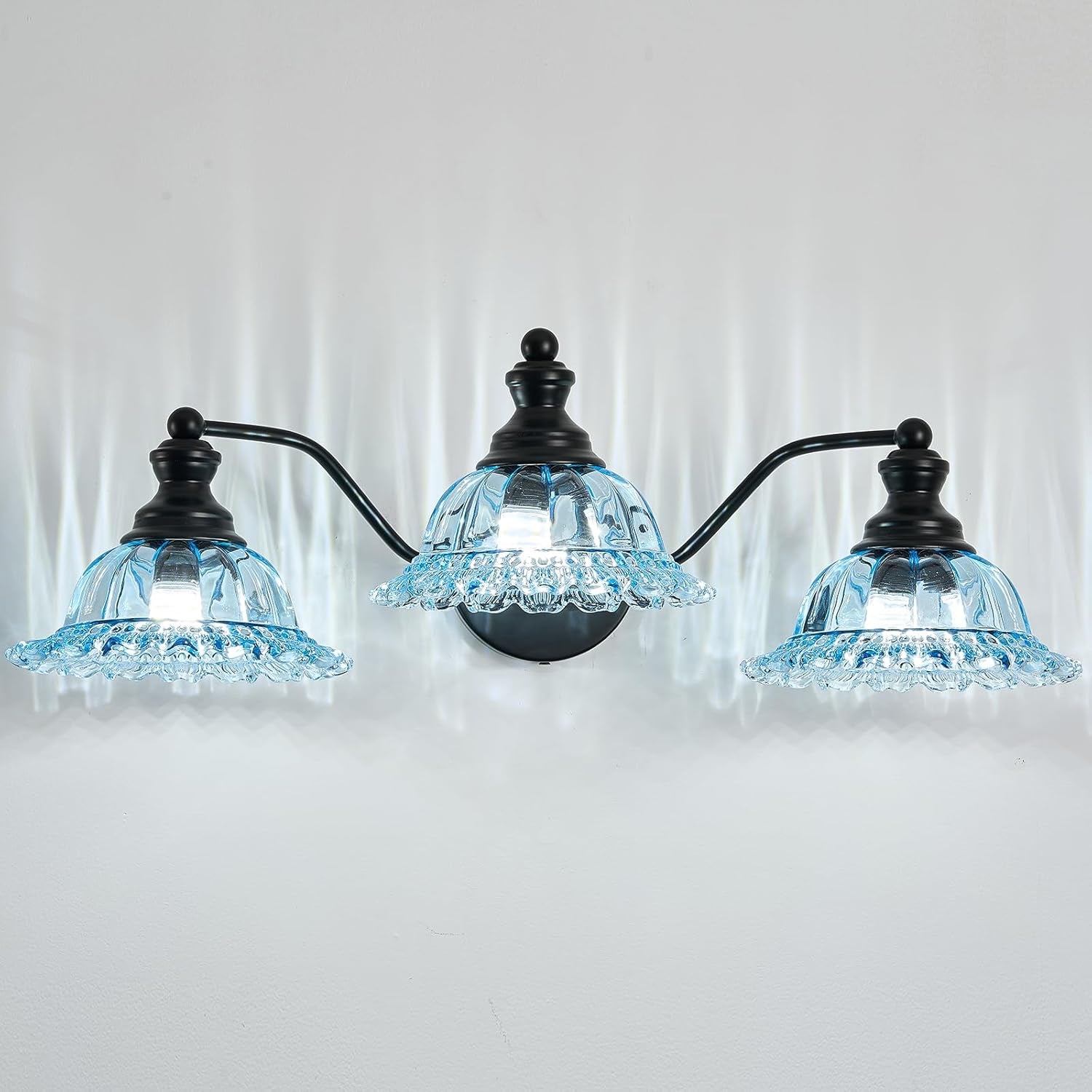 Farmhouse Vanity Lights for Bathroom Light Fixtures Black Vanity Lights 3 Light Bathroom Light Fixtures