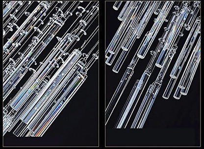 Modern Crystal Raindrop Chandelier 59" Foyer