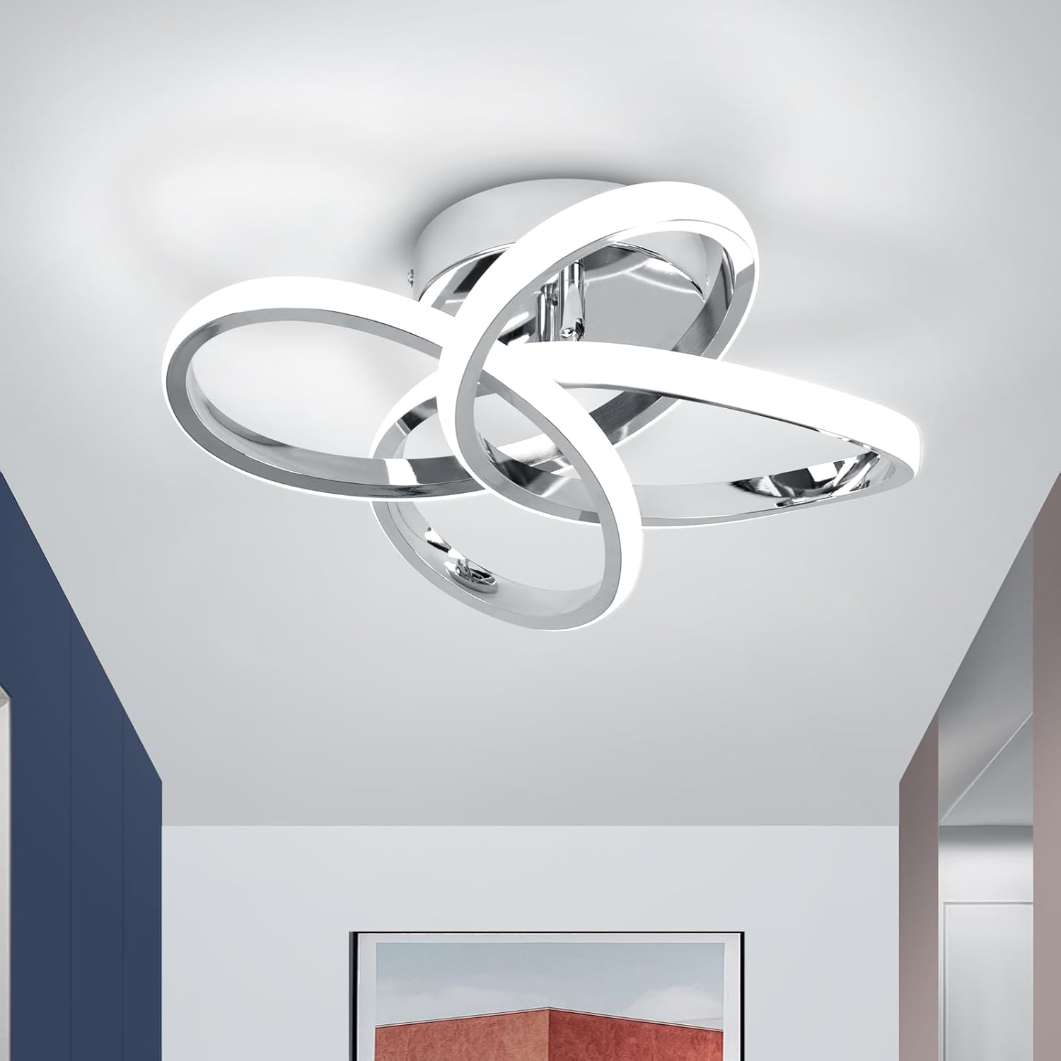Modern LED Ceiling Light – Compact Flush Mount