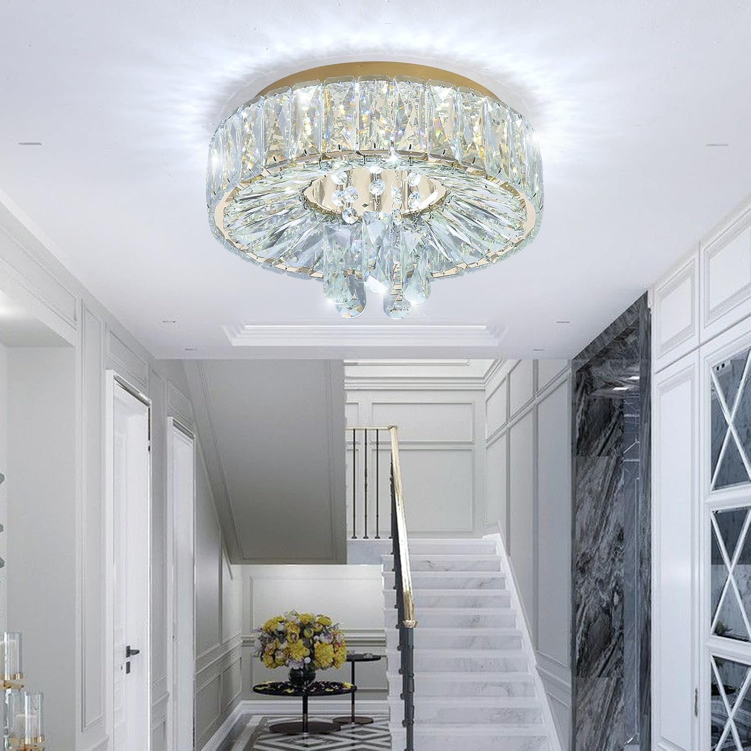 Modern LED Crystal Mini Chandelier