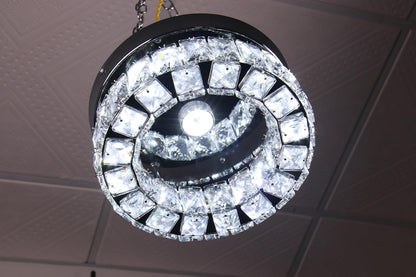 9.8" LED Crystal Ceiling Light – 6000K, 15W