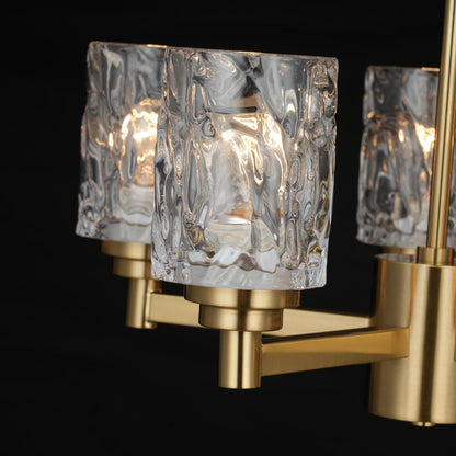 20" Brushed Brass Dining Room Chandelier
