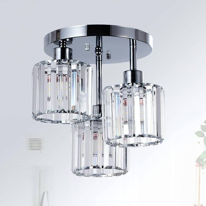 3-Light Style Semi Flush Mount
